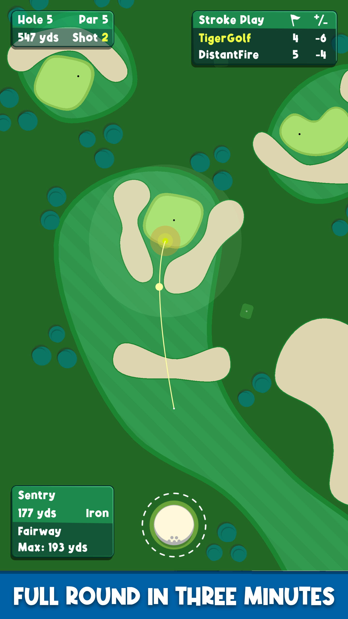 Bogey Royale ภาพหน้าจอเกม