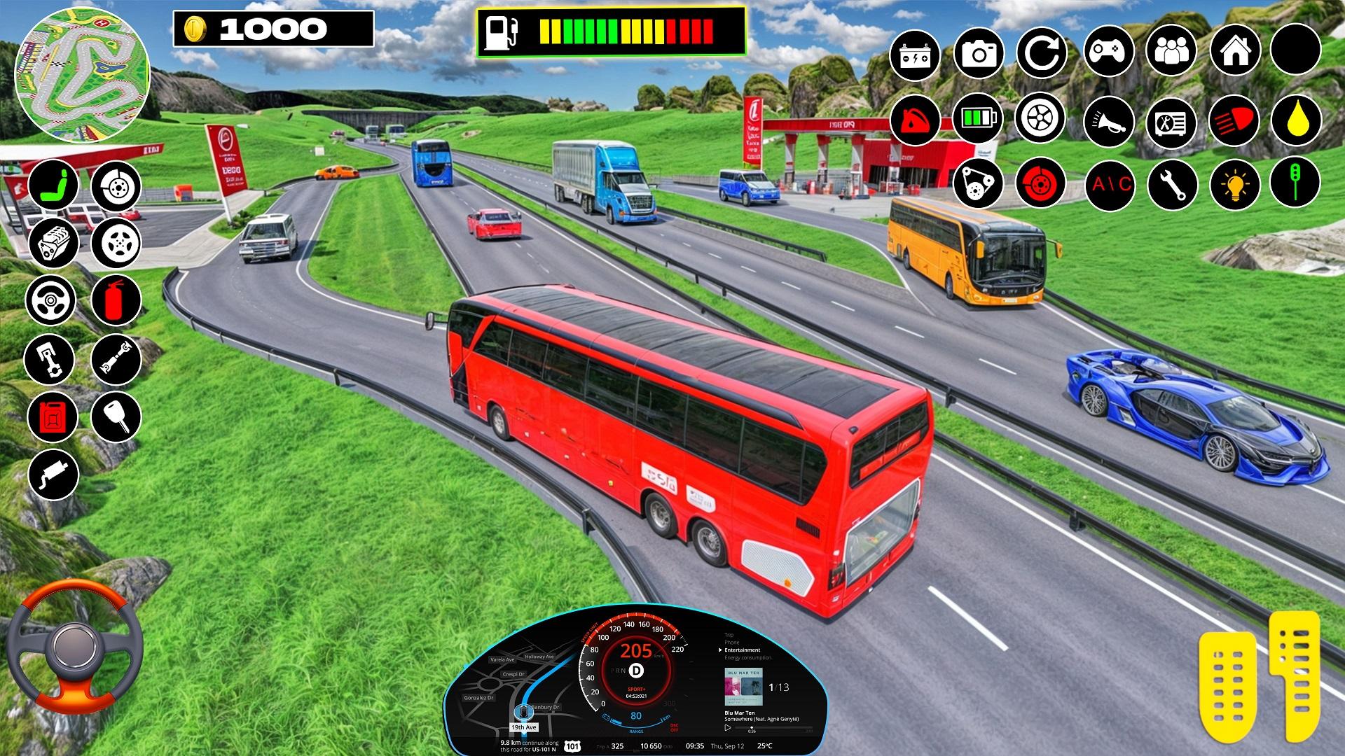 Bus Simulator Offroad Bus Game Game Screenshot