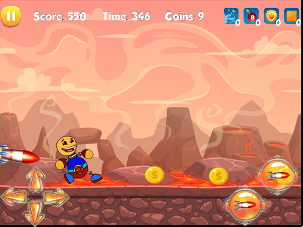 Screenshot of Super Buddyman Kick 2 - The Run Adventure Game