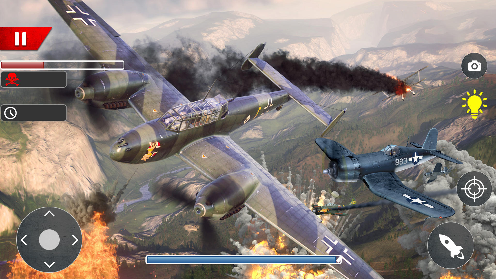 現代的 戰機 天空 战斗机遊戲截圖