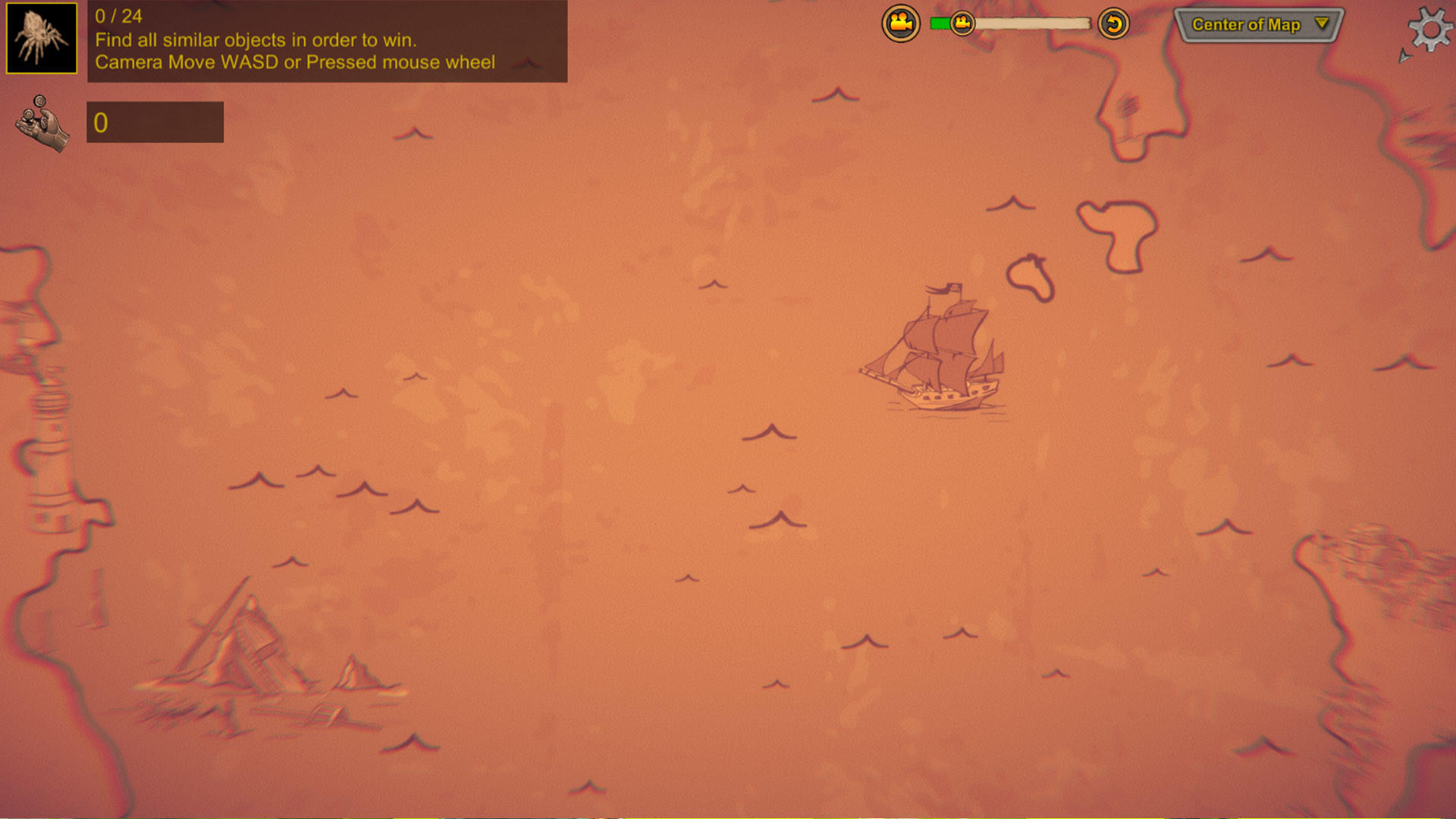 Hidden Map Game Screenshot