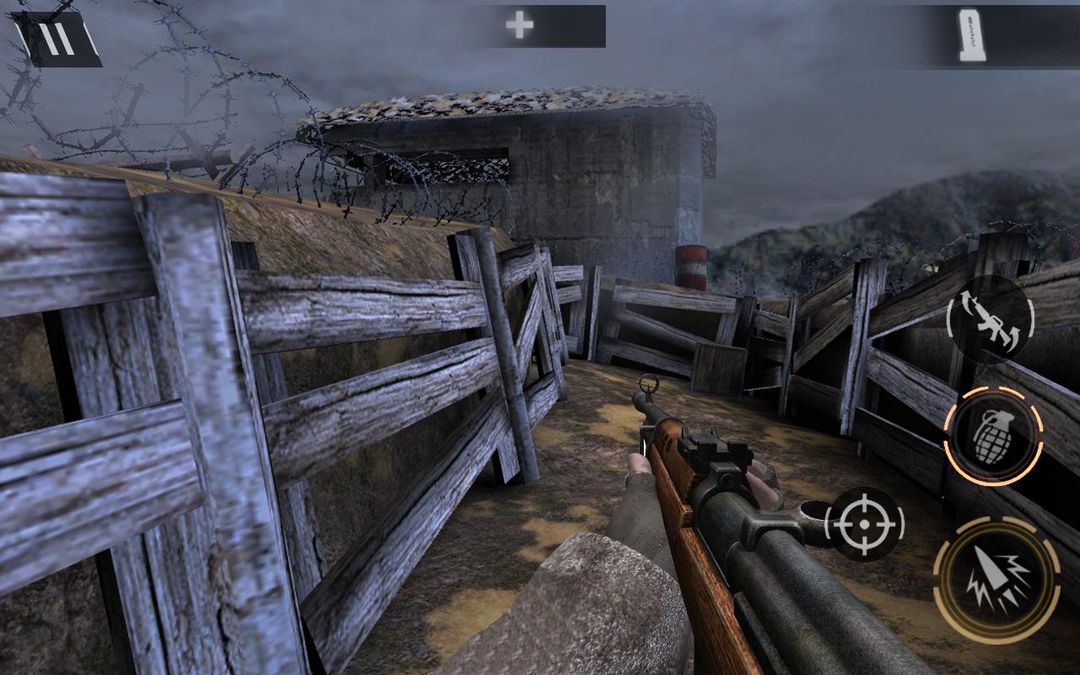 World War 2 Battleground Survival Winter Shooter ภาพหน้าจอเกม