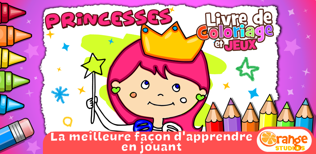 Banner of Princesses - Livre à colorier 1.86