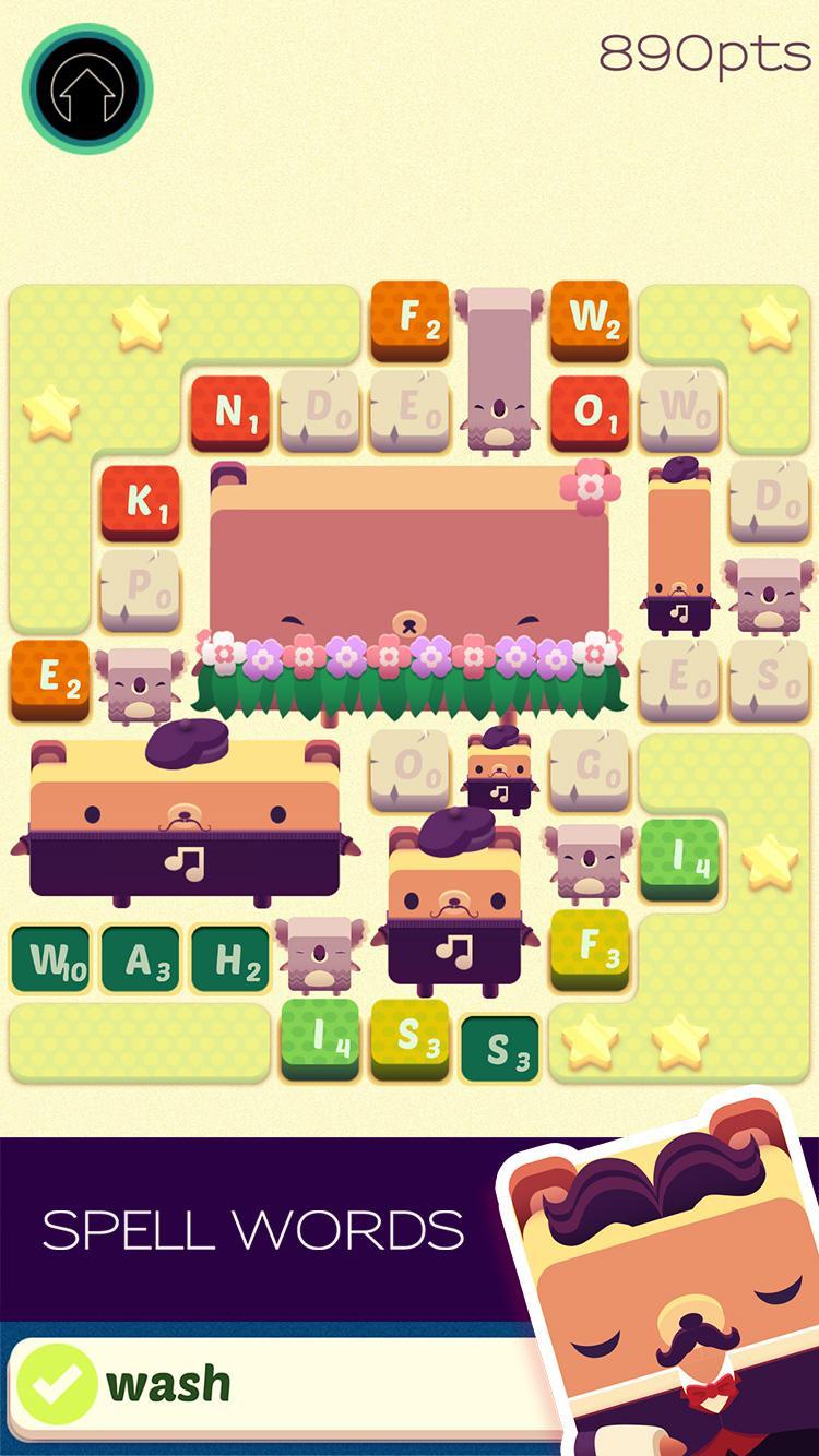 Alphabear English word game Game Screenshot