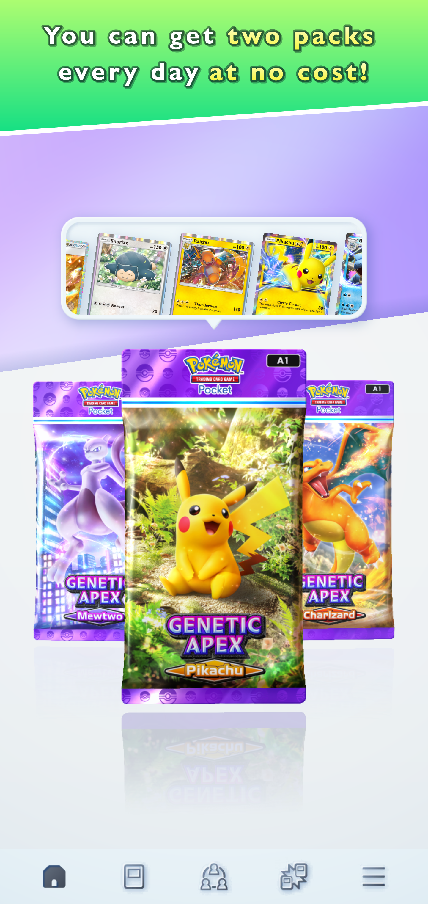 Pokémon TCG Pocket ภาพหน้าจอเกม