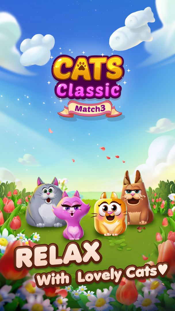 Cats : Classic Match 3 Game screenshot game