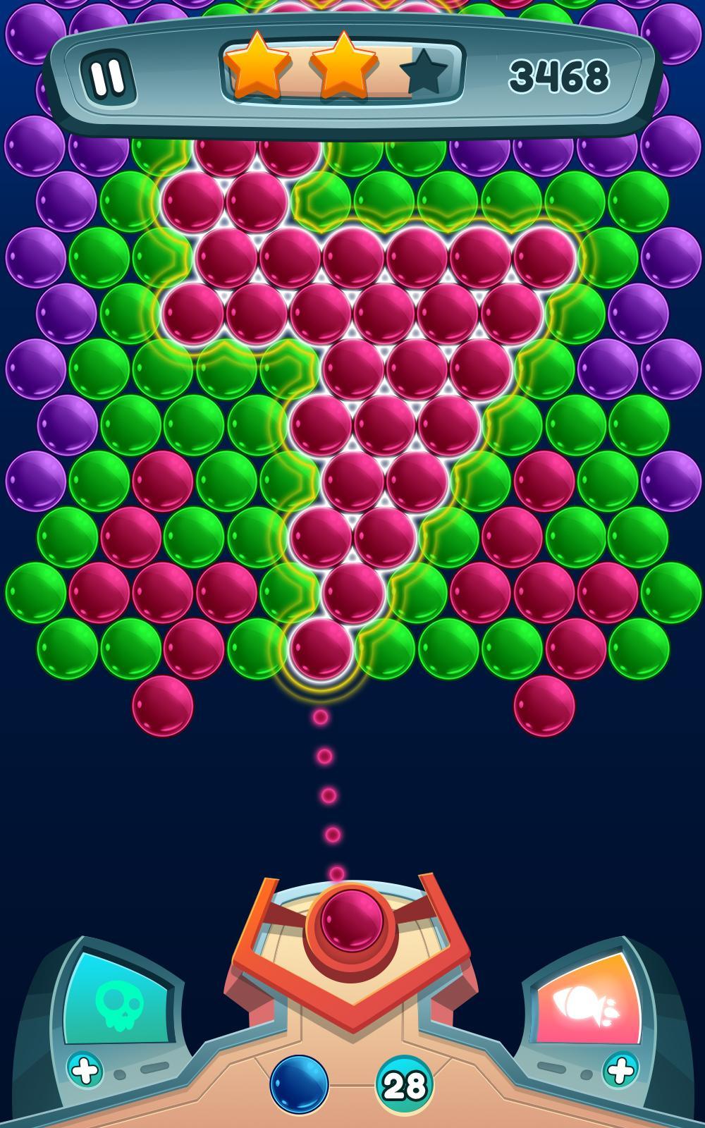 Arcade Bubble Pop Game Screenshot