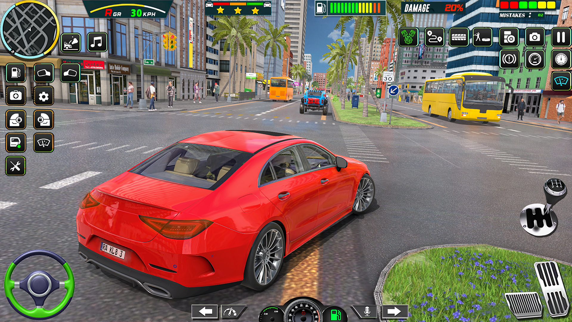 Car Driving Car Game 3D Game Screenshot