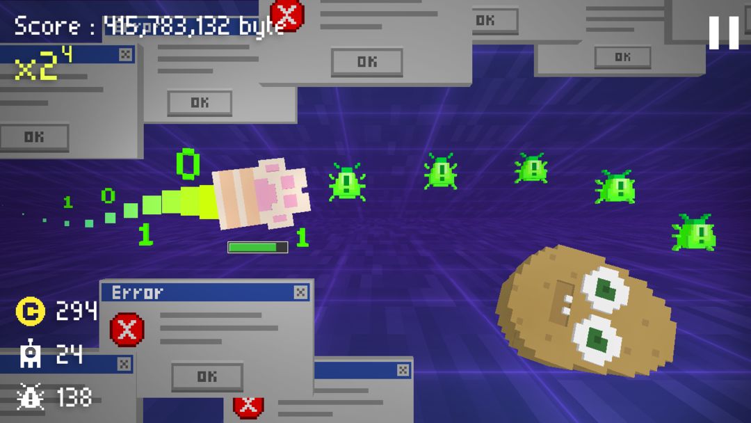 Cursor The Virus Hunter (3D) ภาพหน้าจอเกม