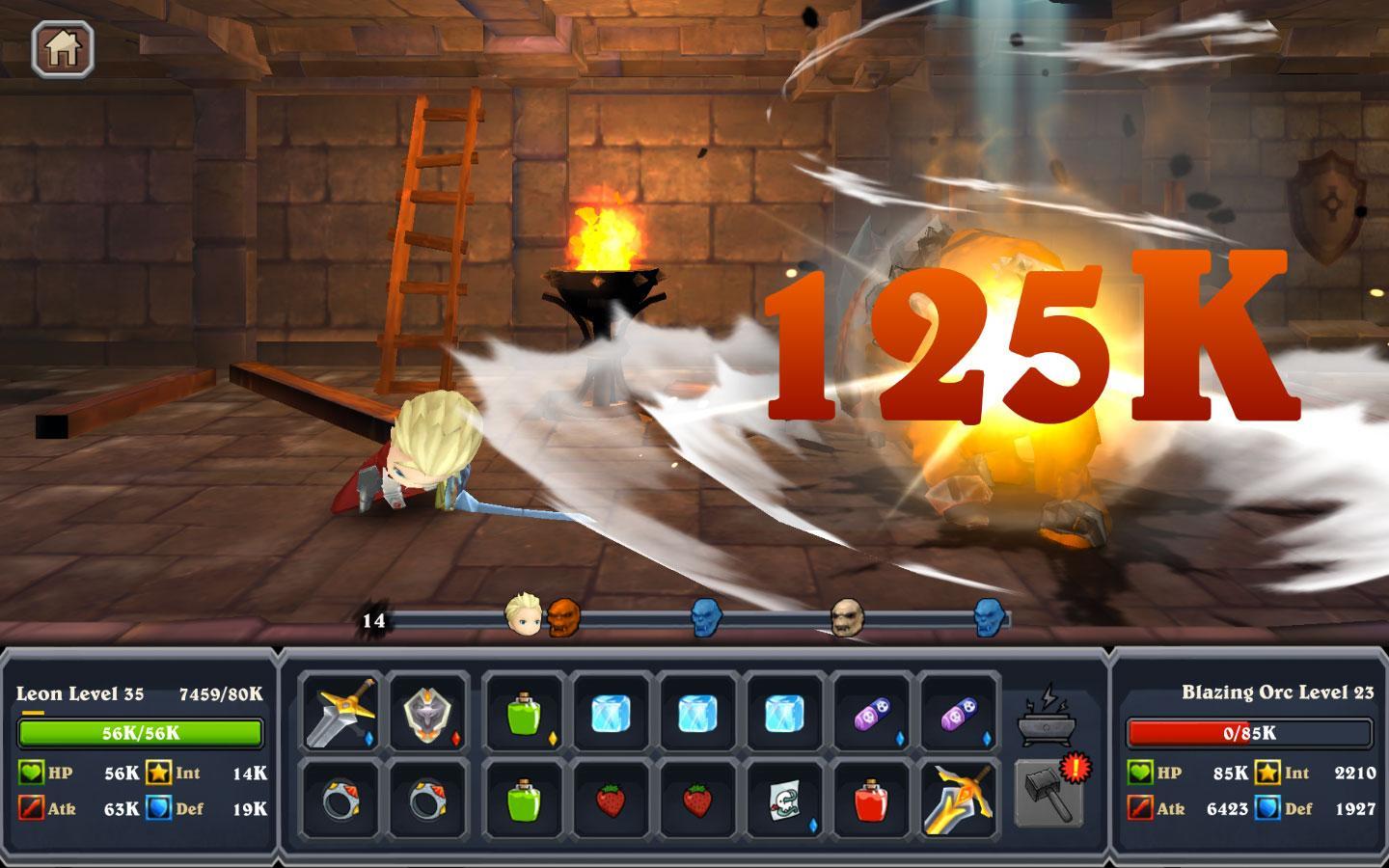 Clumsy Knights: Threats of Dragon 遊戲截圖