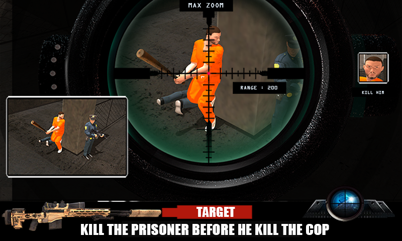 Screenshot 1 of Prison Sniper Survival Hero - អ្នកបាញ់ FPS 1.2