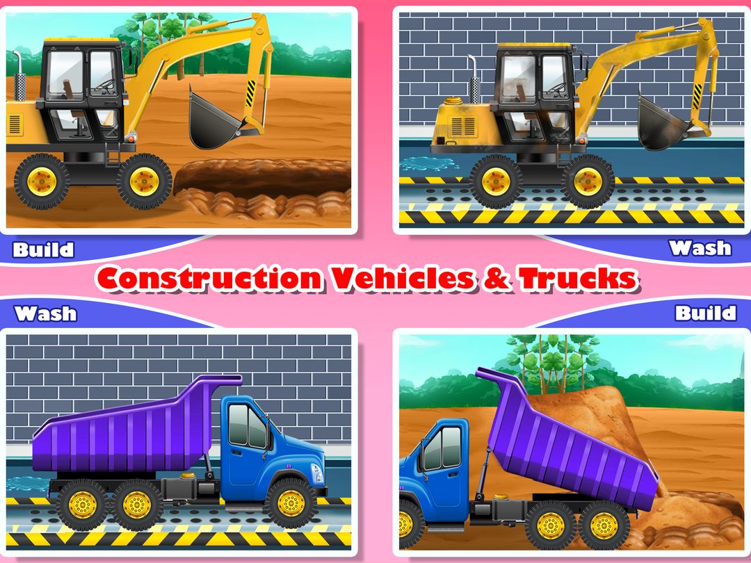 Construction Vehicles & Trucks ภาพหน้าจอเกม