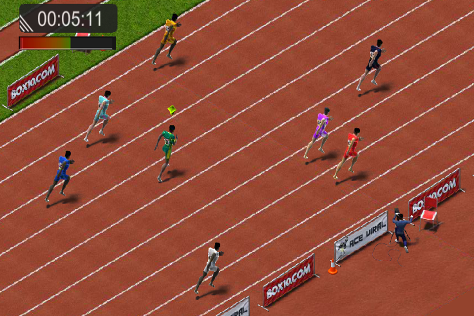 100m Sprint Summer Games 2016 Game Screenshot