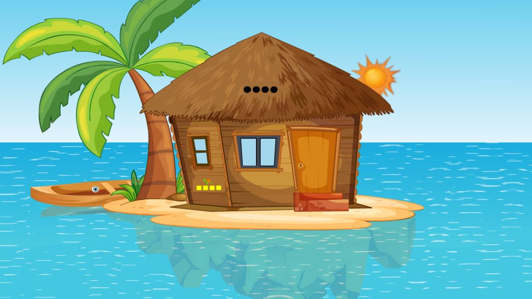 Island Hut House Escape ภาพหน้าจอเกม