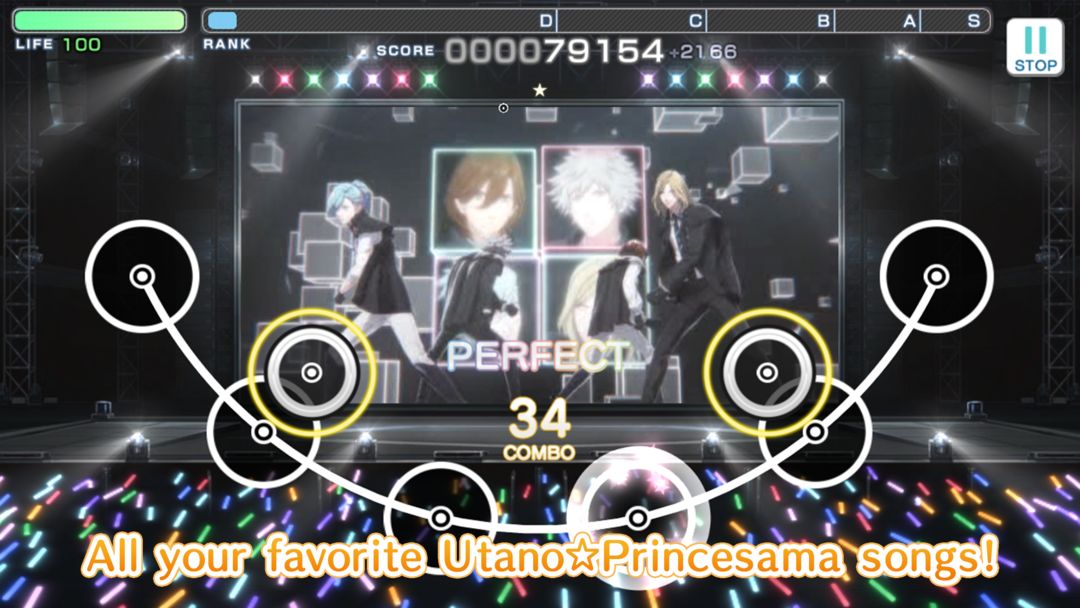 Utano☆Princesama: Shining Live ภาพหน้าจอเกม