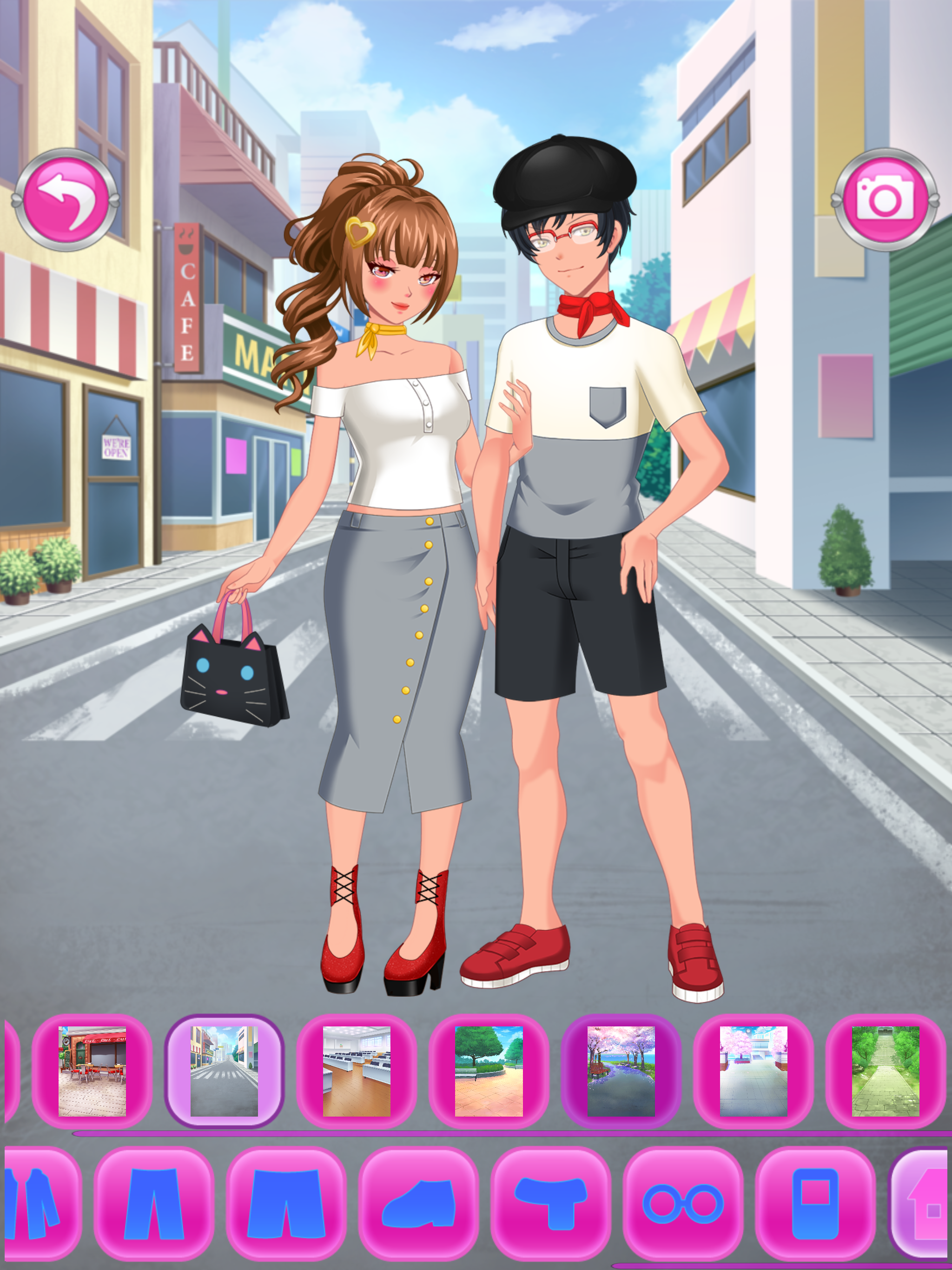 Anime Couples Dress Up Game ภาพหน้าจอเกม