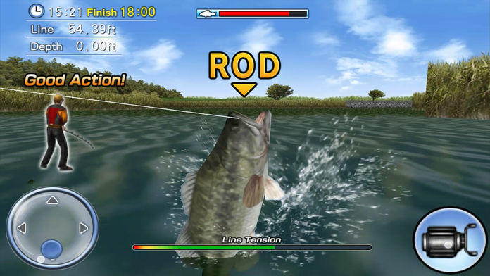 Bass Fishing 3D Premium Game Screenshot