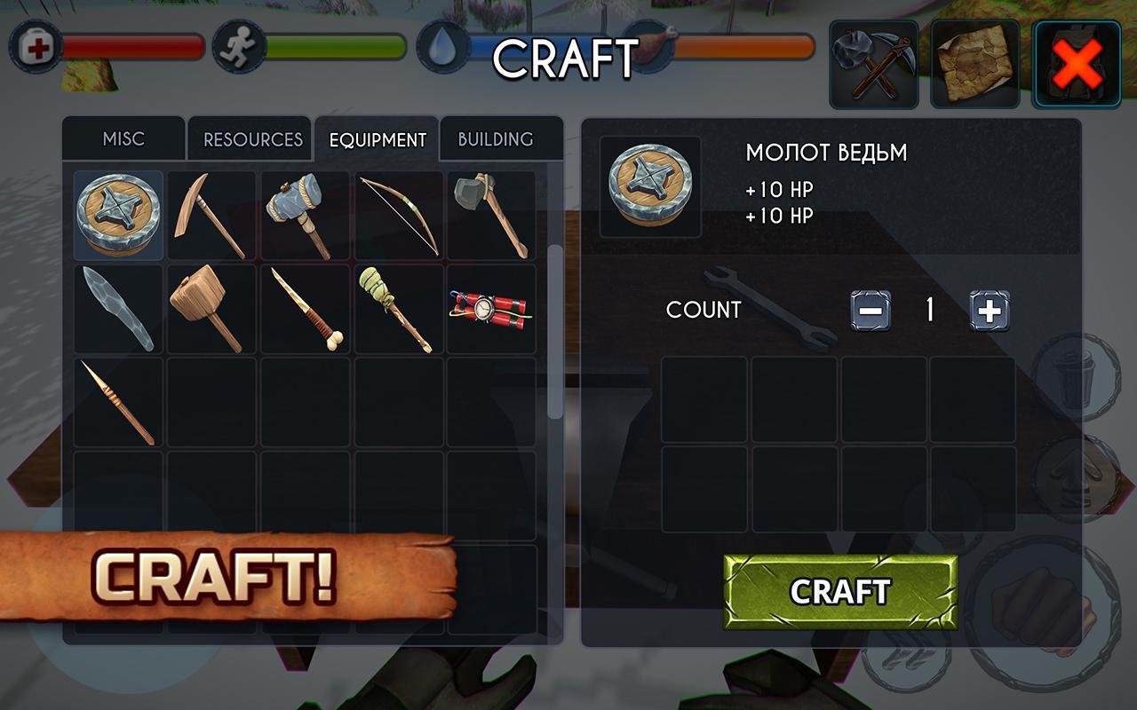 Island Survival Game Screenshot