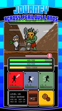 Wind-Up Warrior Game Screenshot