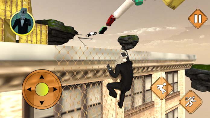 Rooftop climb game Game Screenshot