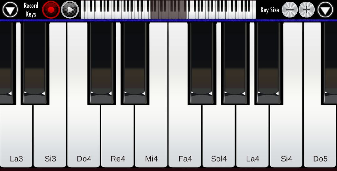 Screenshot of Real Piano