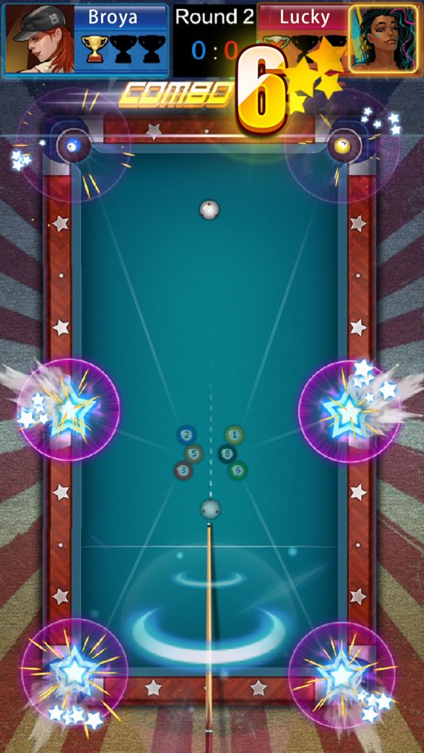 Screenshot of 8 Pool Club : Trick Shots Battle