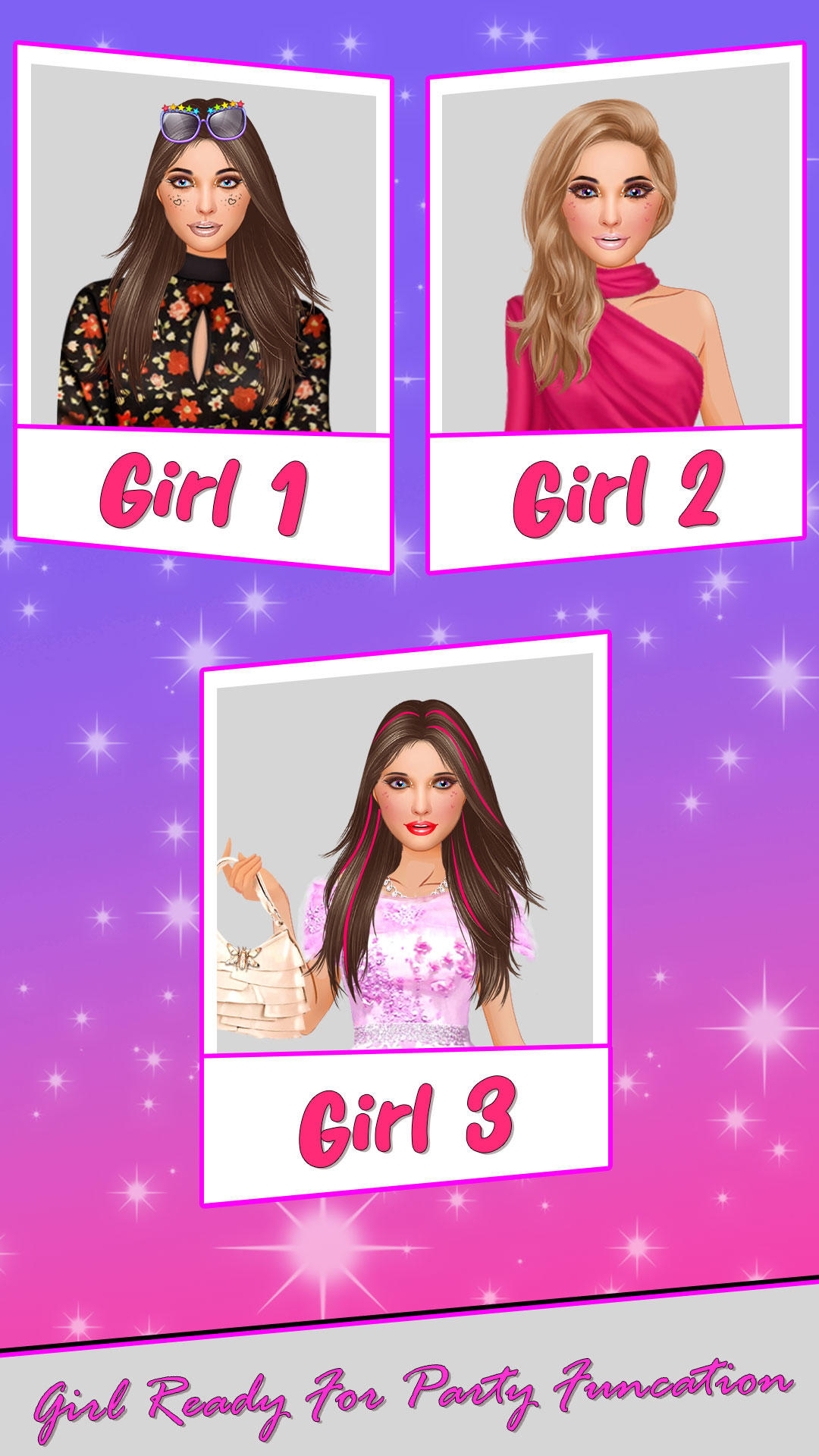 Screenshot of Fashion Girls Dress Up Game