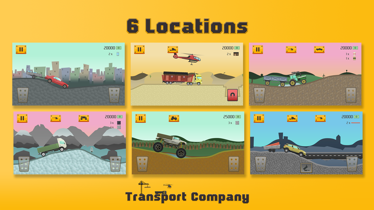 Transport Company - Hill Game ภาพหน้าจอเกม