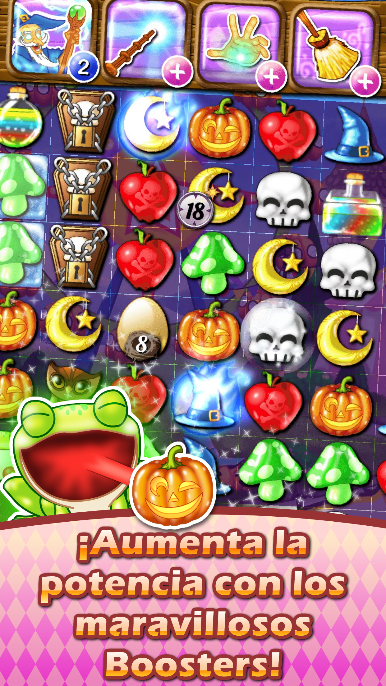Captura de Pantalla del Juego Witch Puzzle - Juego Gratis