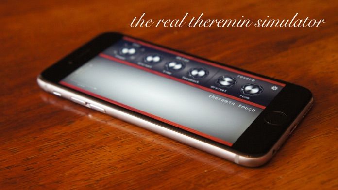 Screenshot of Theremin Touch