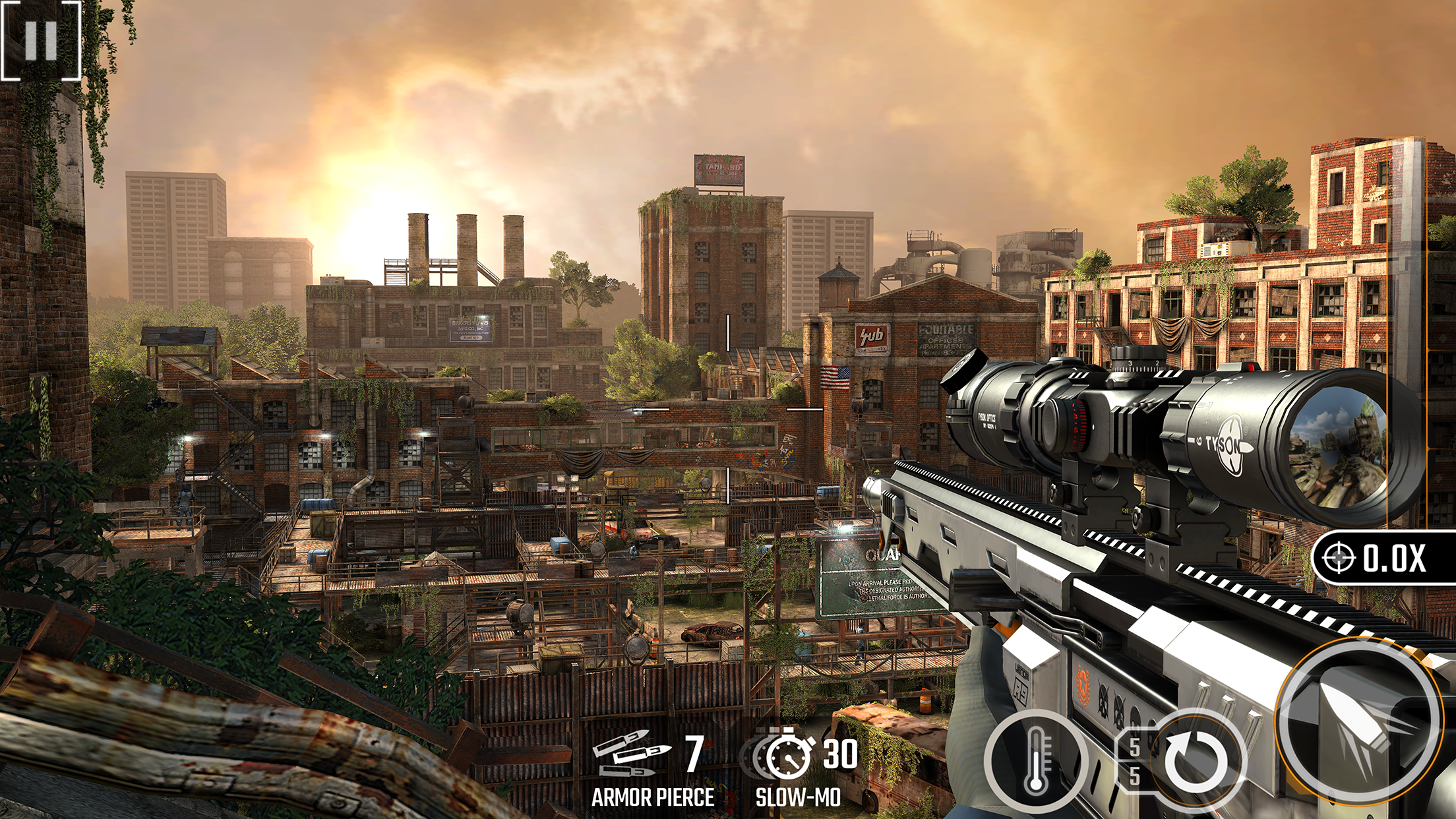 Sniper Strike 人称視点3Dシューティングゲームのキャプチャ