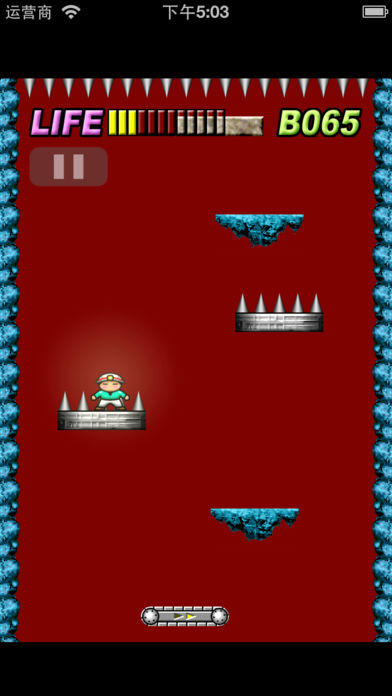 NS-SHAFT ゲームのスクリーンショット