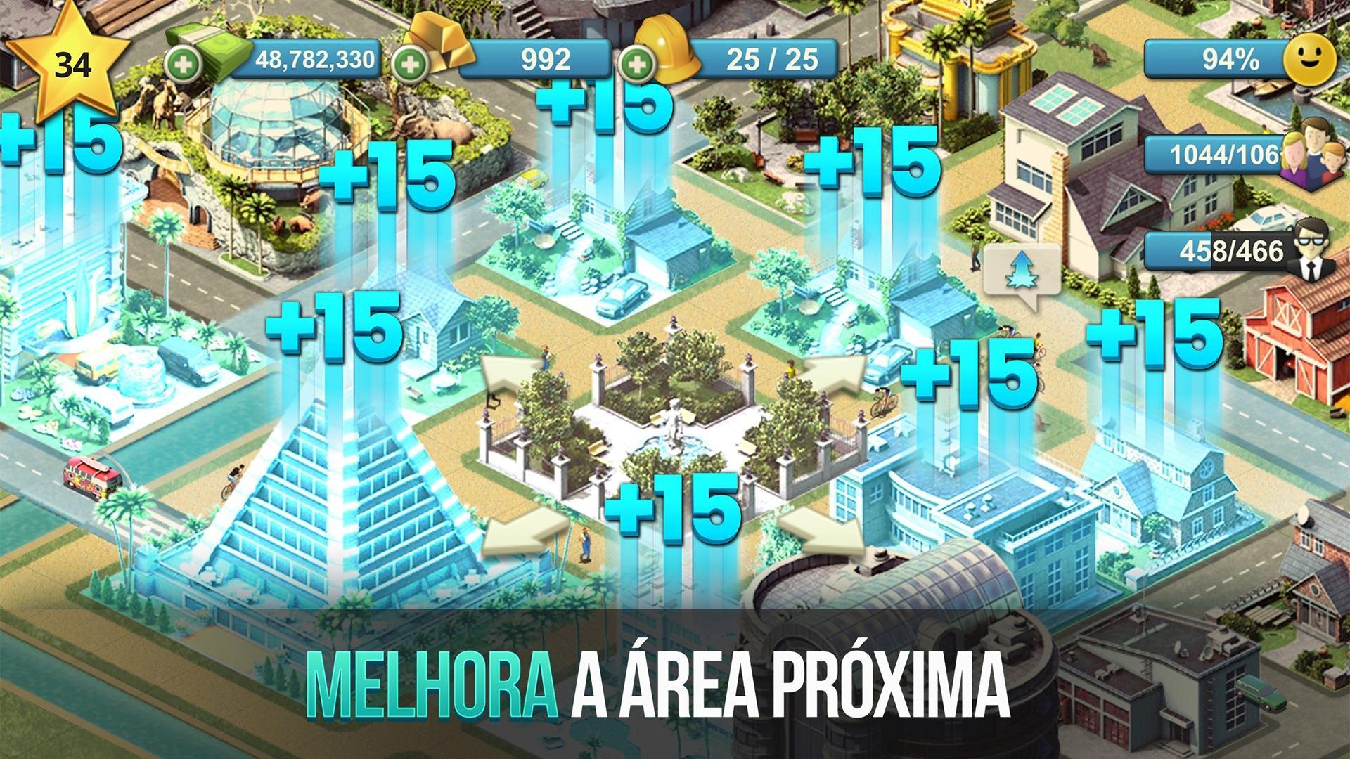 Captura de Tela do Jogo City Island: Construir Casas