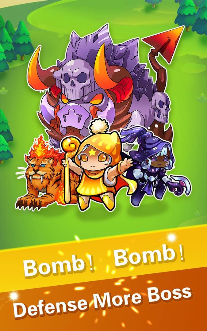 Screenshot of Idle Monster Marbles-Bomb! Bomb!