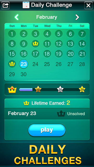 Скриншот игры Solitaire∗