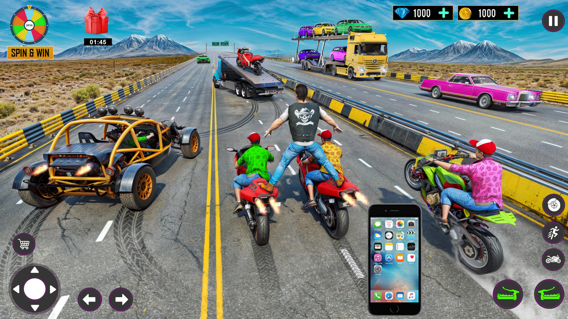 Indian Bike Driving Game 3D Game Screenshot