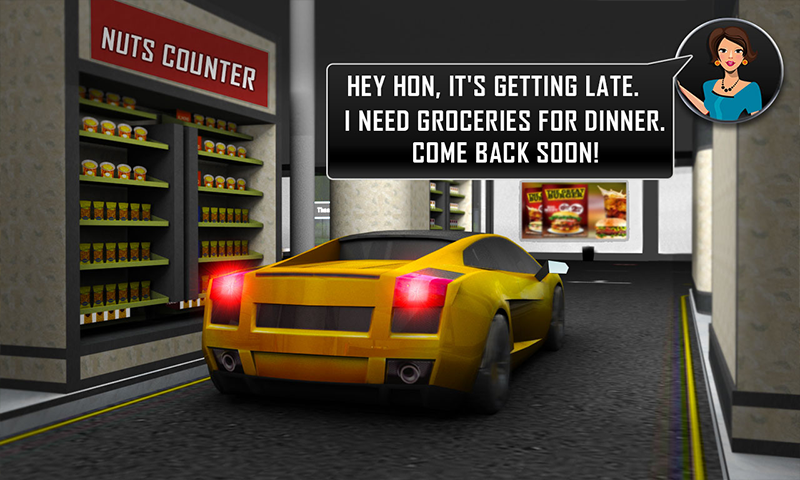 Shopping Mall Car Driving Game Game Screenshot