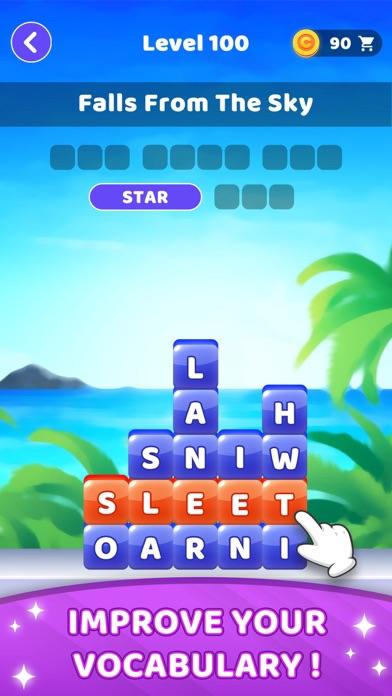 Word Stacks Crossword Puzzle ゲームのスクリーンショット