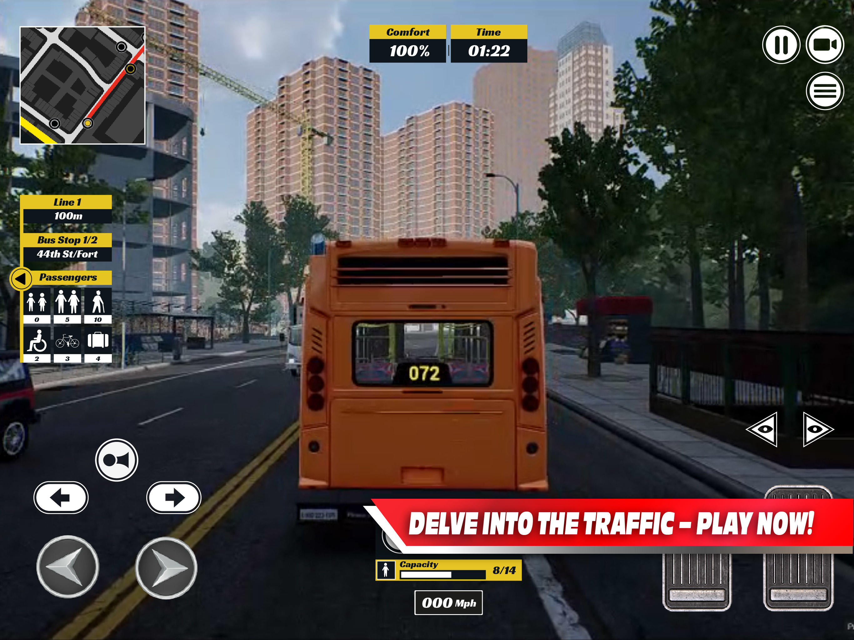 BUS Simulator PRO Urban Rivals Game Screenshot