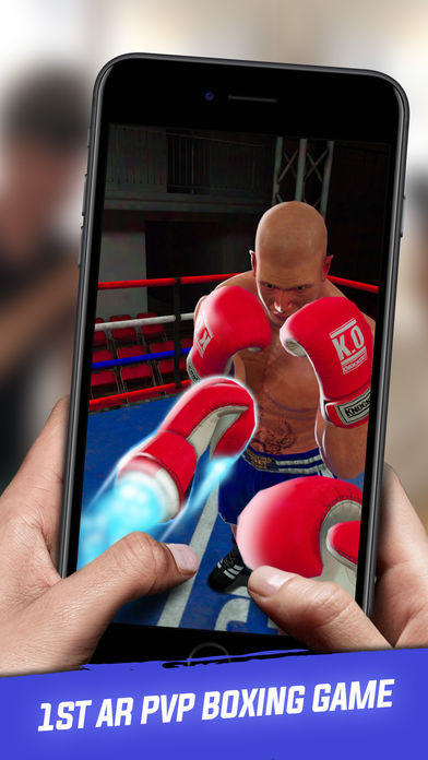 Screenshot 1 of Kumikinang na Gloves: AR Boxing Game 