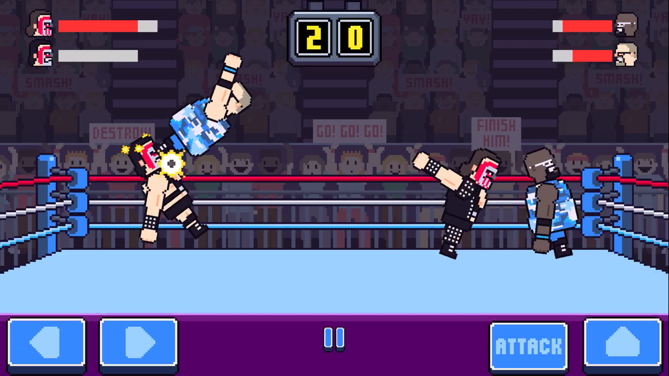 Rowdy Wrestling Game Screenshot