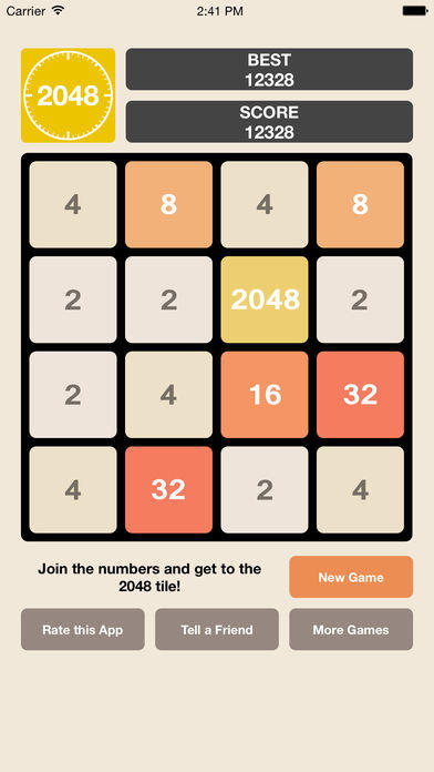 2048 Watch Edition 게임 스크린샷