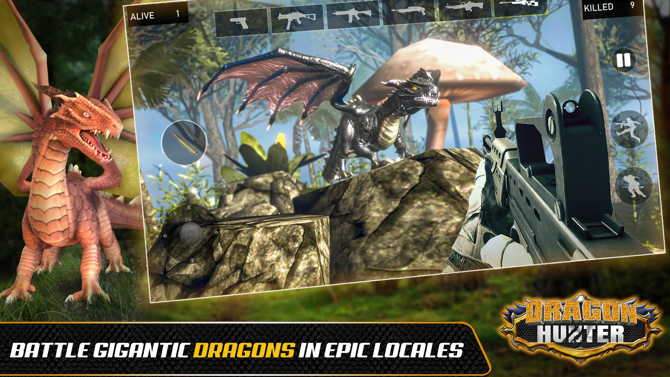Dragon Hunter - Monster World Game Screenshot