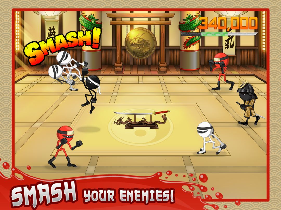 Stickninja Smash screenshot game