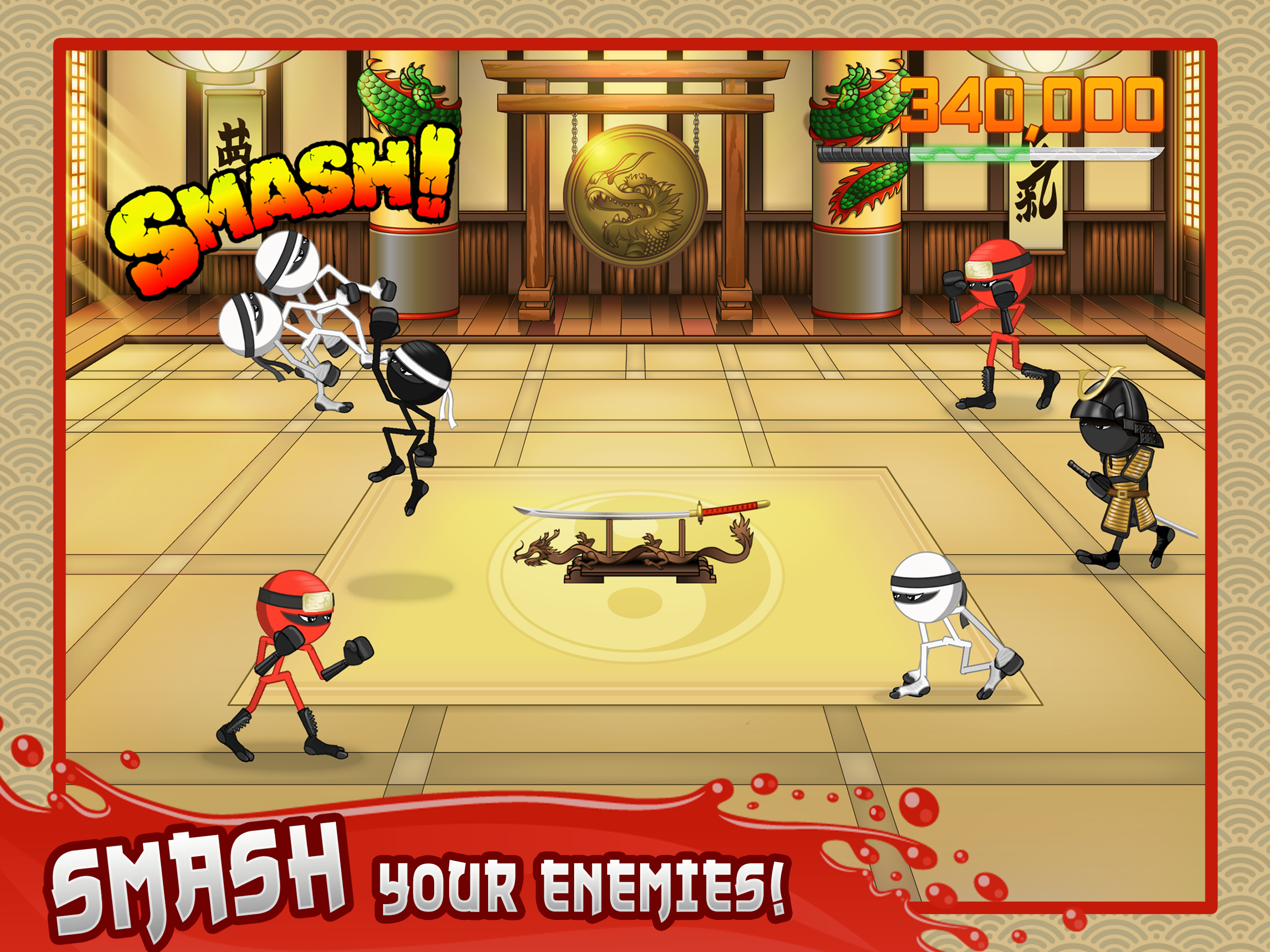 Stickninja Smash Game Screenshot