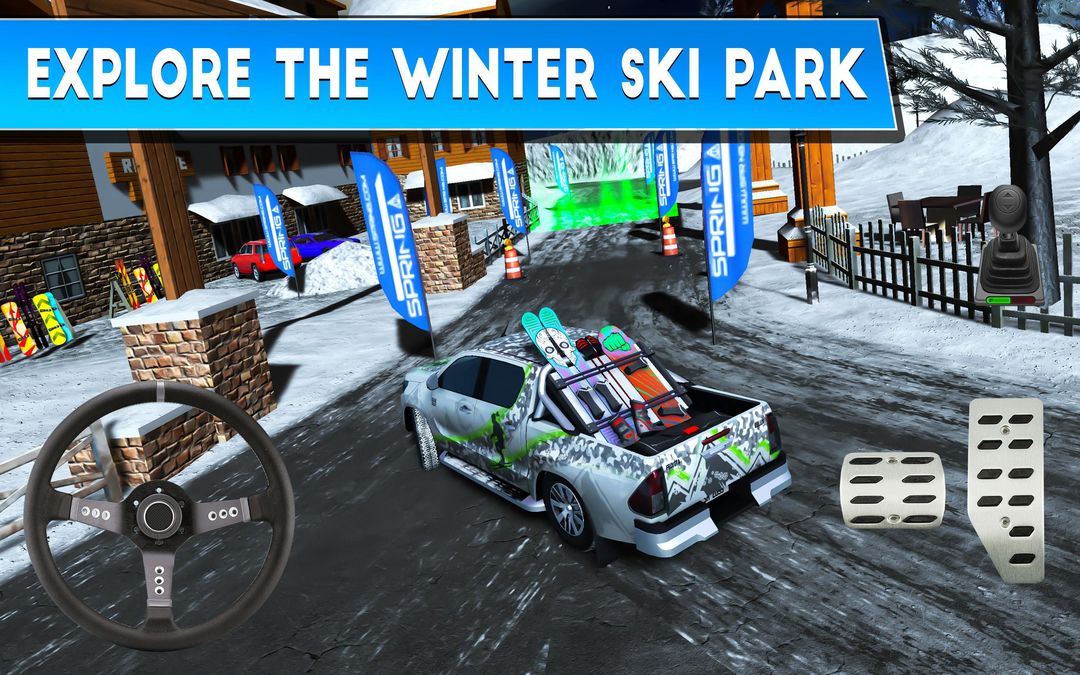 Screenshot of Winter Ski Park: Snow Driver