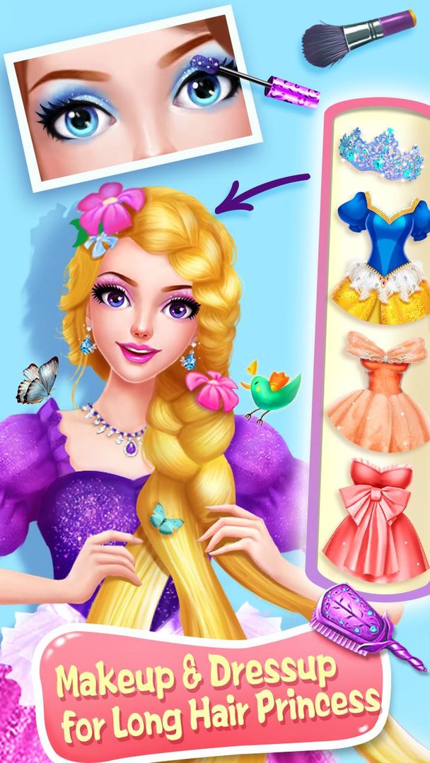 公主美发沙龙 – 皇室女生的梦幻美容美发休闲游戏 ภาพหน้าจอเกม