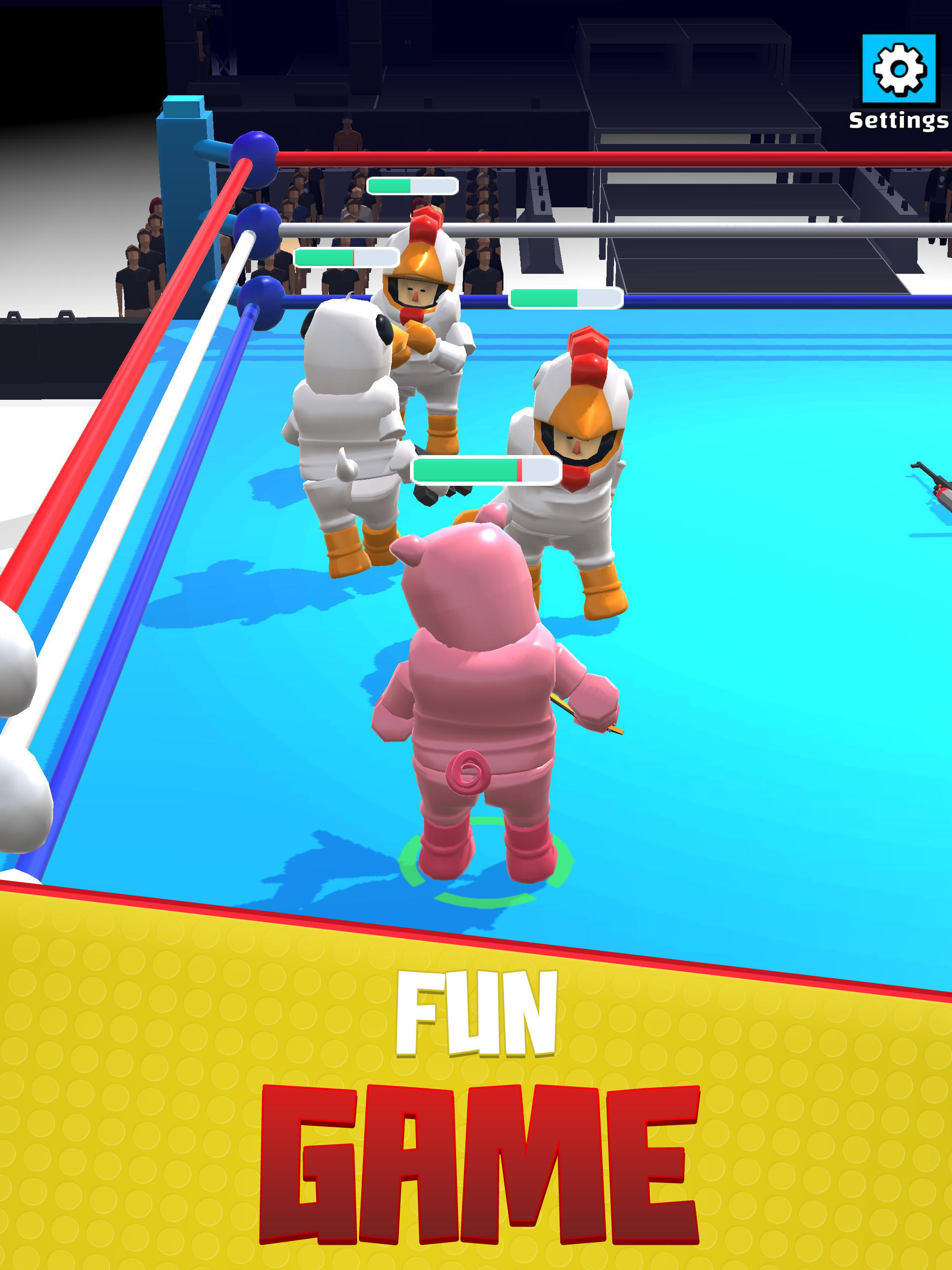 Screenshot of Arena Fighters - Block Battle