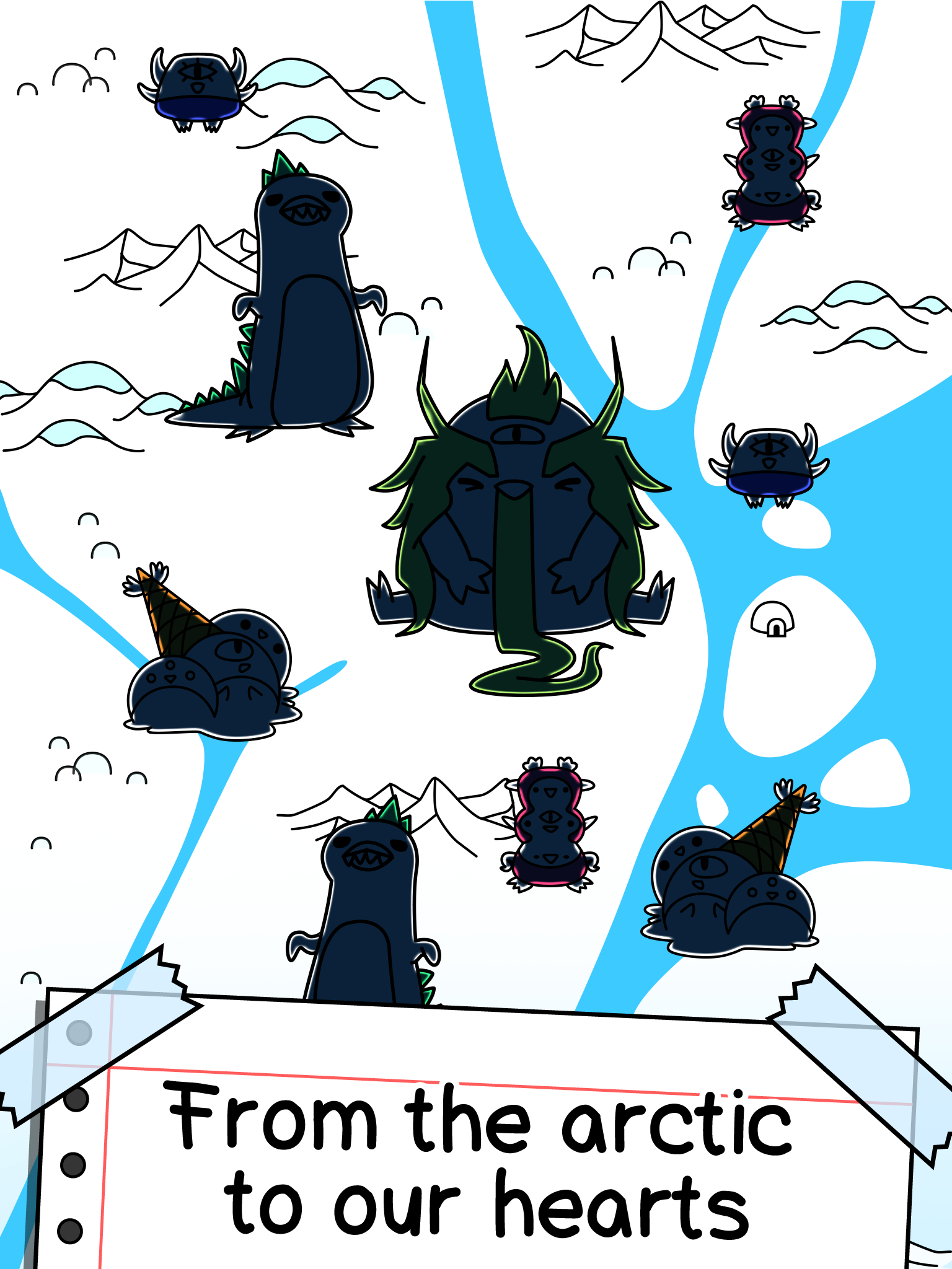 Penguin Evolution: Idle Merge Game Screenshot