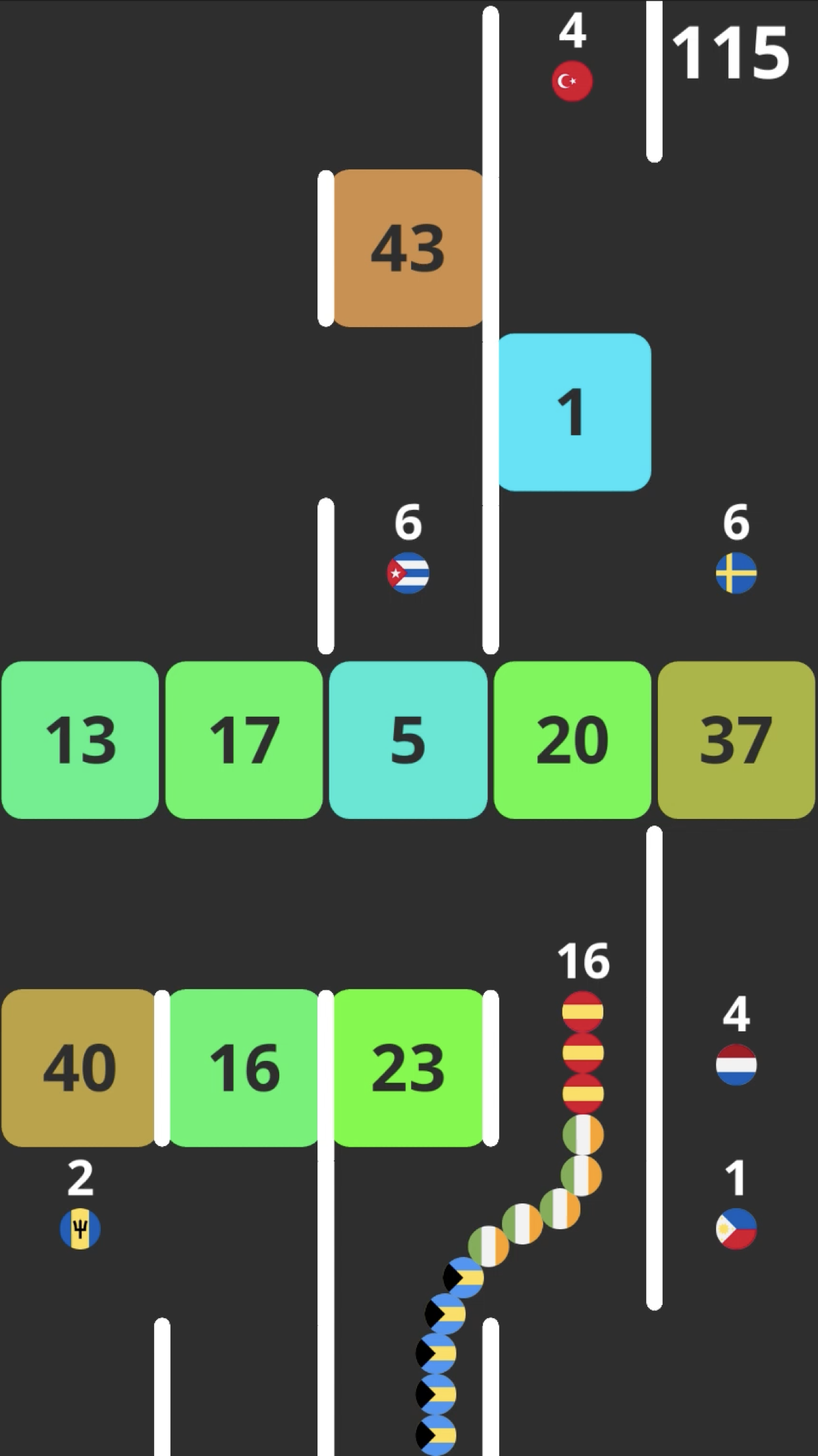 Balls VS Bricks Game Screenshot